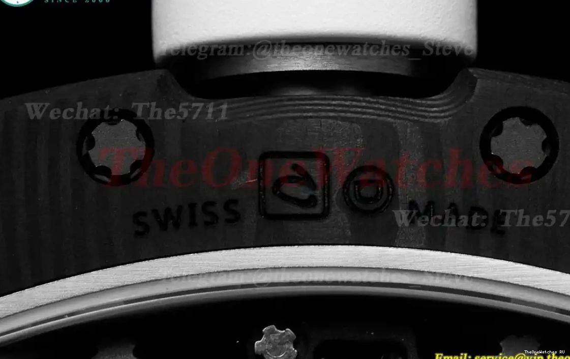 White RMUL2 On RM055 Rubber BBRF Dial NTPT Real Strap Skeleton White V2 0407